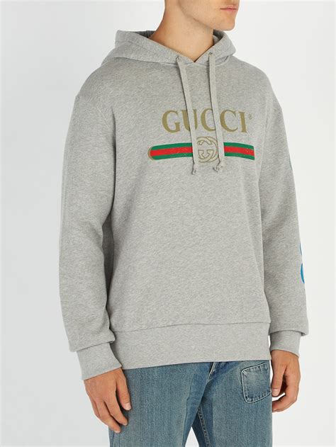 grey Gucci sweatshirt